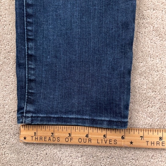 NYDJ Jeans Women 14 Blue Alina Legging Denslowe MDNMLS2402 Lift Tuck Denim - Picture 10 of 12